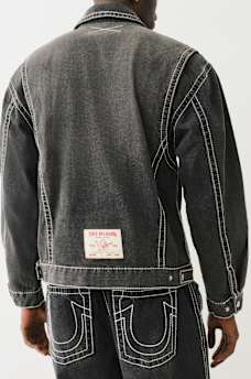 DENIM BIG T JACKET, image 2