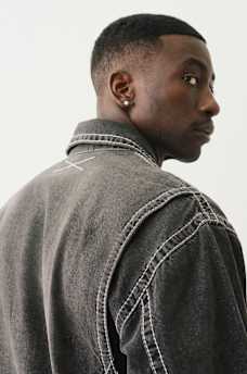 DENIM BIG T JACKET, image 5