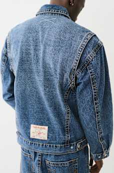 DENIM BIG T JACKET, image 2