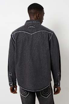 SINGLE NEEDLE DENIM CARPENTER SHIRT, image 3