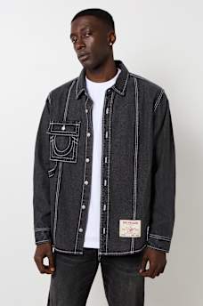 SINGLE NEEDLE DENIM CARPENTER SHIRT, image 4