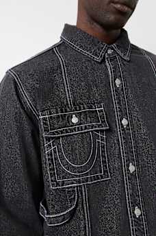 SINGLE NEEDLE DENIM CARPENTER SHIRT, image 5