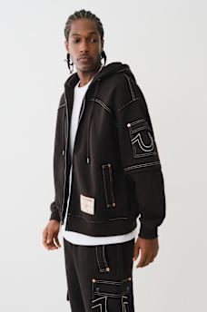 CARGO BAGGY REMIX ZIP HOODIE