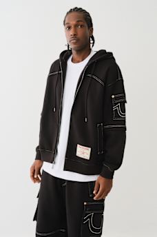 CARGO BAGGY REMIX ZIP HOODIE