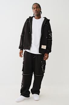 CARGO BAGGY REMIX ZIP HOODIE