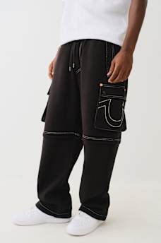 CARGO BAGGY REMIX SWEAT PANT, image 1