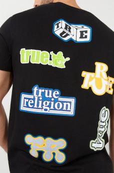 MIX MEDIA STICKER TEE, image 4