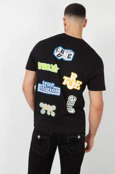 MIX MEDIA STICKER TEE, image 1