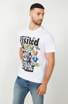DISTORTED GRAPHIC TEE, image 4