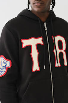 HORSESHOE PATCH ZIP HOODIE, image 3