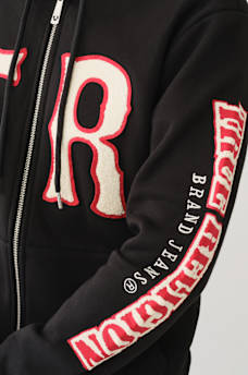 HORSESHOE PATCH ZIP HOODIE, image 4