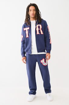 HORSESHOE PATCH ZIP HOODIE, image 3