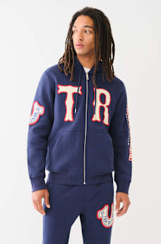 HORSESHOE PATCH ZIP HOODIE, image 1