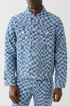 JIMMY WAVY CHECKERED JACKET 