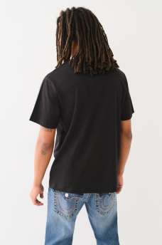JACQUARD RIB LOGO TEE, image 3