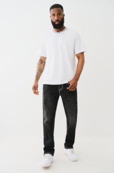 JACQUARD RIB LOGO TEE, image 5