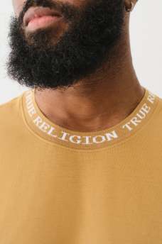 JACQUARD RIB LOGO TEE, image 2