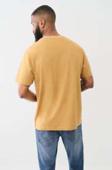 JACQUARD RIB LOGO TEE, image 3