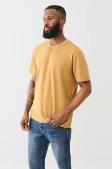 JACQUARD RIB LOGO TEE, image 4
