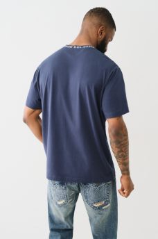 JACQUARD RIB LOGO TEE, image 3