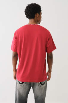 JACQUARD RIB LOGO TEE, image 3