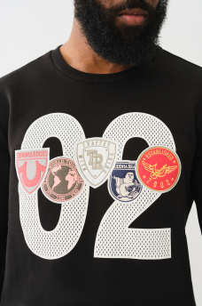 PATCH CREW SWEATSHIRT, image 2