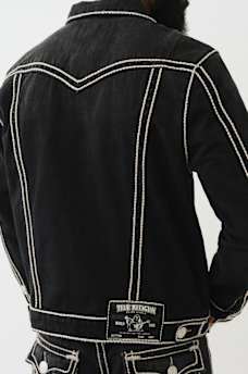 JIMMY ROPE STITCH DENIM JACKET