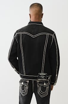 JIMMY ROPE STITCH DENIM JACKET