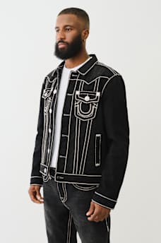 JIMMY ROPE STITCH DENIM JACKET