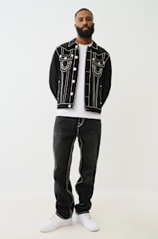 JIMMY ROPE STITCH DENIM JACKET