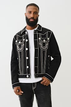 JIMMY ROPE STITCH DENIM JACKET