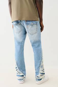 JOEY DESTROYED SLIT SLIM FLARE JEAN, image 4