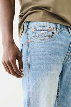 JOEY DESTROYED SLIT SLIM FLARE JEAN, image 6