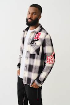 BUFFALO PLAID PATCH WORKWEAR SHIRT, image 4