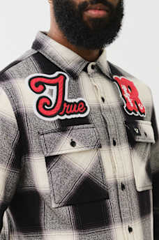 BUFFALO PLAID PATCH WORKWEAR SHIRT, image 5