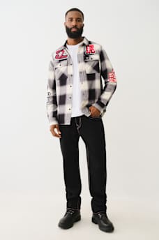 BUFFALO PLAID PATCH WORKWEAR SHIRT, image 7
