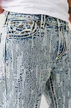 RICKY ULTRA DISTRESSED ROPE STITCH STRAIGHT JEAN, image 5