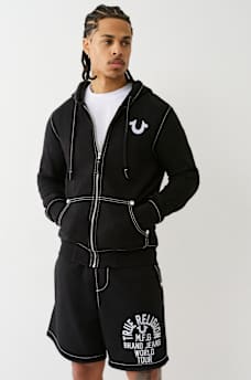 BIG T SLUB ZIP HOODIE, image 2