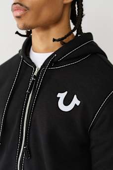 BIG T SLUB ZIP HOODIE, image 4