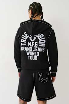 BIG T SLUB ZIP HOODIE, image 1