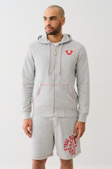 BIG T SLUB ZIP HOODIE, image 2