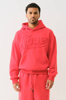 CINCHED LOGO APPLIQUE HOODIE, image 3
