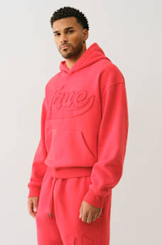 CINCHED LOGO APPLIQUE HOODIE, image 6