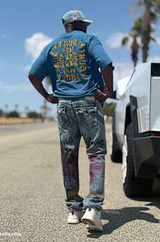 RICKY AIRBRUSH FLAP STRAIGHT JEAN 34”, image 2