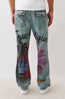 RICKY AIRBRUSH FLAP STRAIGHT JEAN 34”, image 1