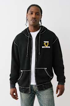 BIG T METALLIC WORLD TOUR ZIP HOODIE, image 2
