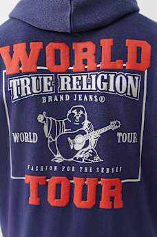 BIG T METALLIC WORLD TOUR ZIP HOODIE, image 5