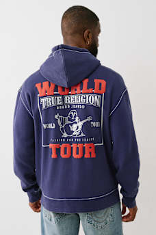 BIG T METALLIC WORLD TOUR ZIP HOODIE, image 1