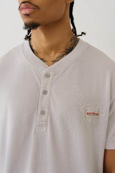 MINERAL PATCH HENLEY TEE, image 2