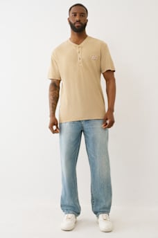 MINERAL PATCH HENLEY TEE, image 5